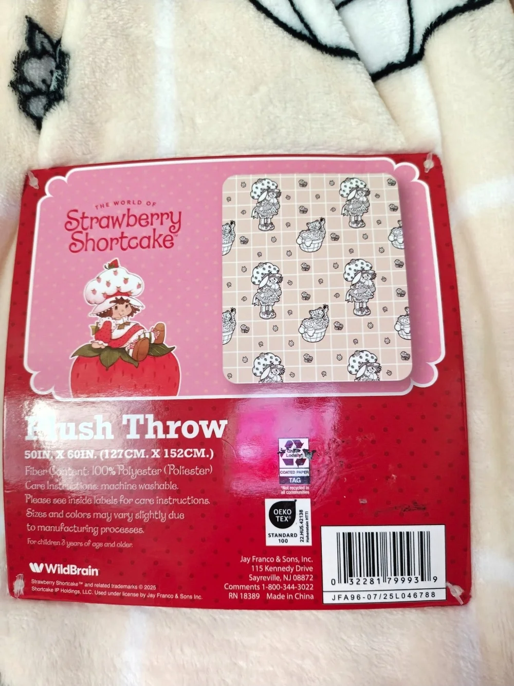 Strawberry Shortcake Throw